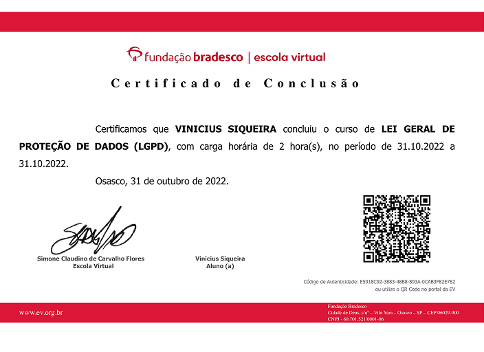 Quarto certificado